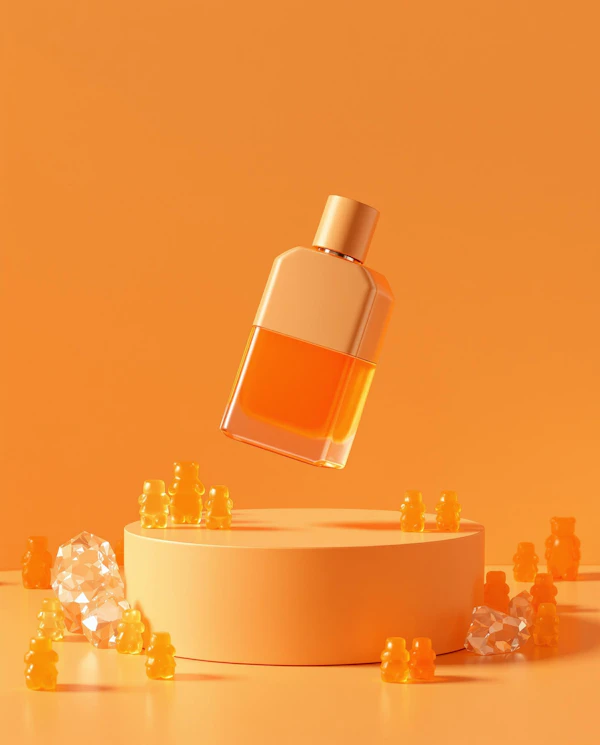 Stylish Perfume Display