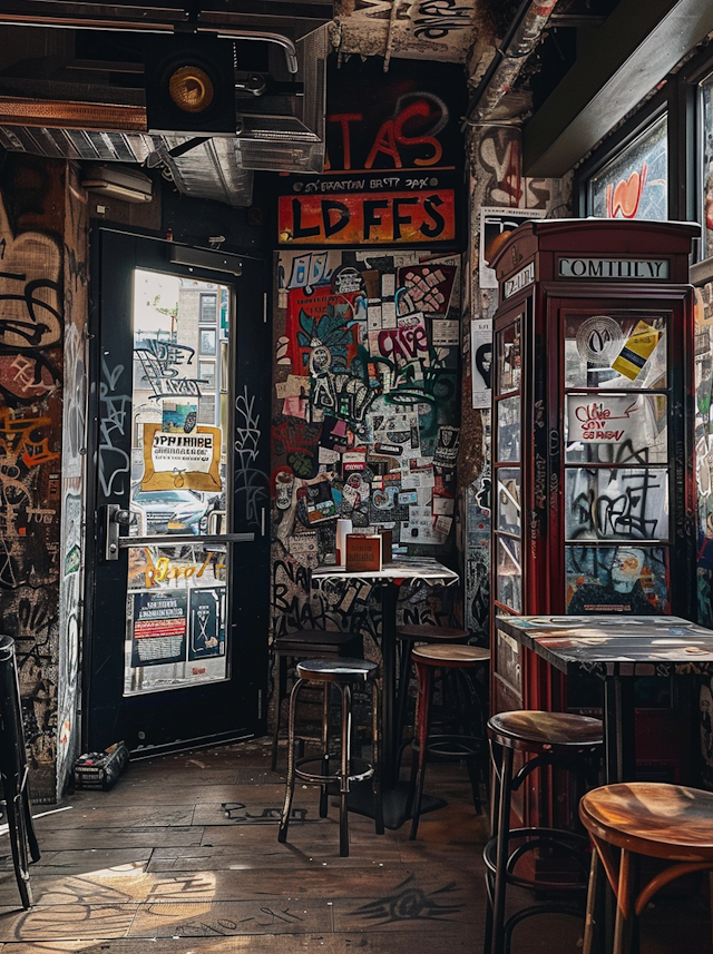 Eclectic Bar Interior