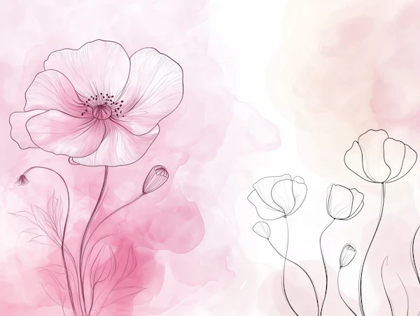 Poppy Flower Artwork