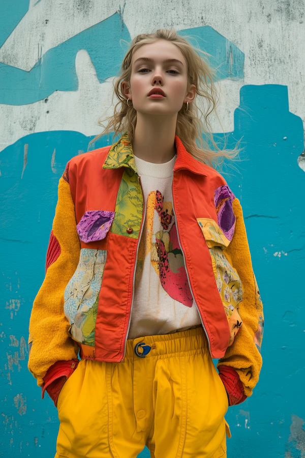 Vibrant Fashion Portrait