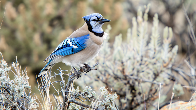 Blue Jay on Branch