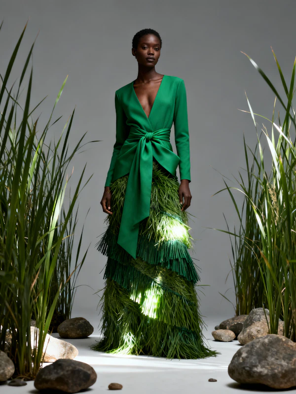 Model in Greenery