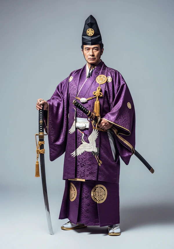 Samurai in Traditional Attire