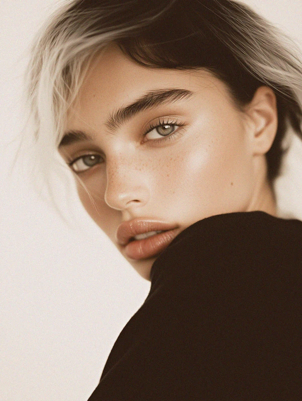 Close-up Portrait of a Human Subject