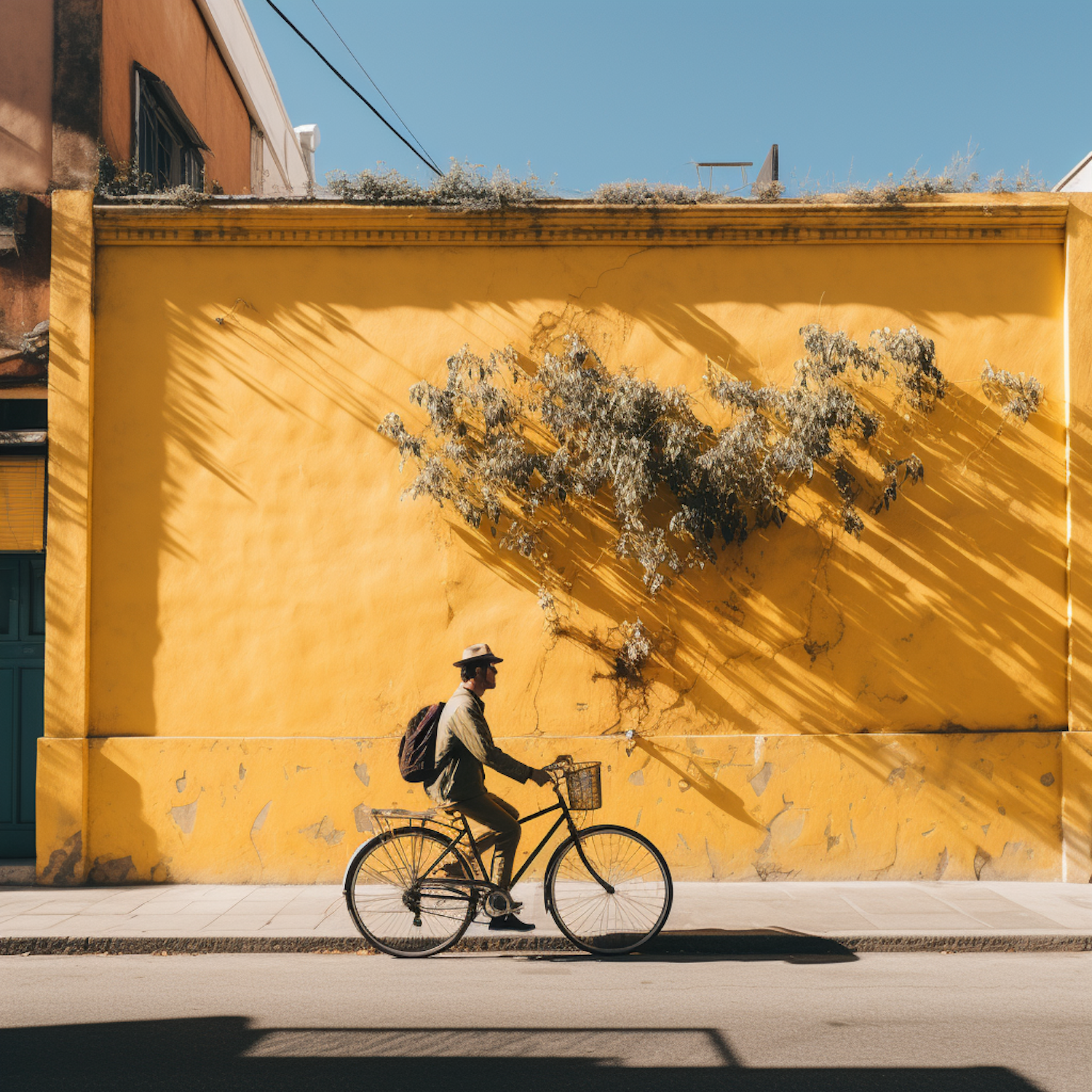 Leisurely Cycle by the Mediterranean Yellow