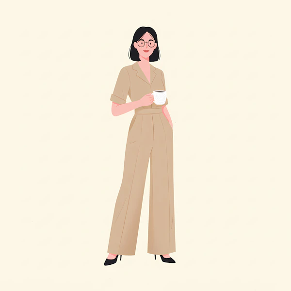 Stylish Woman Illustration