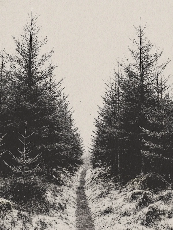 Moody Forest Path