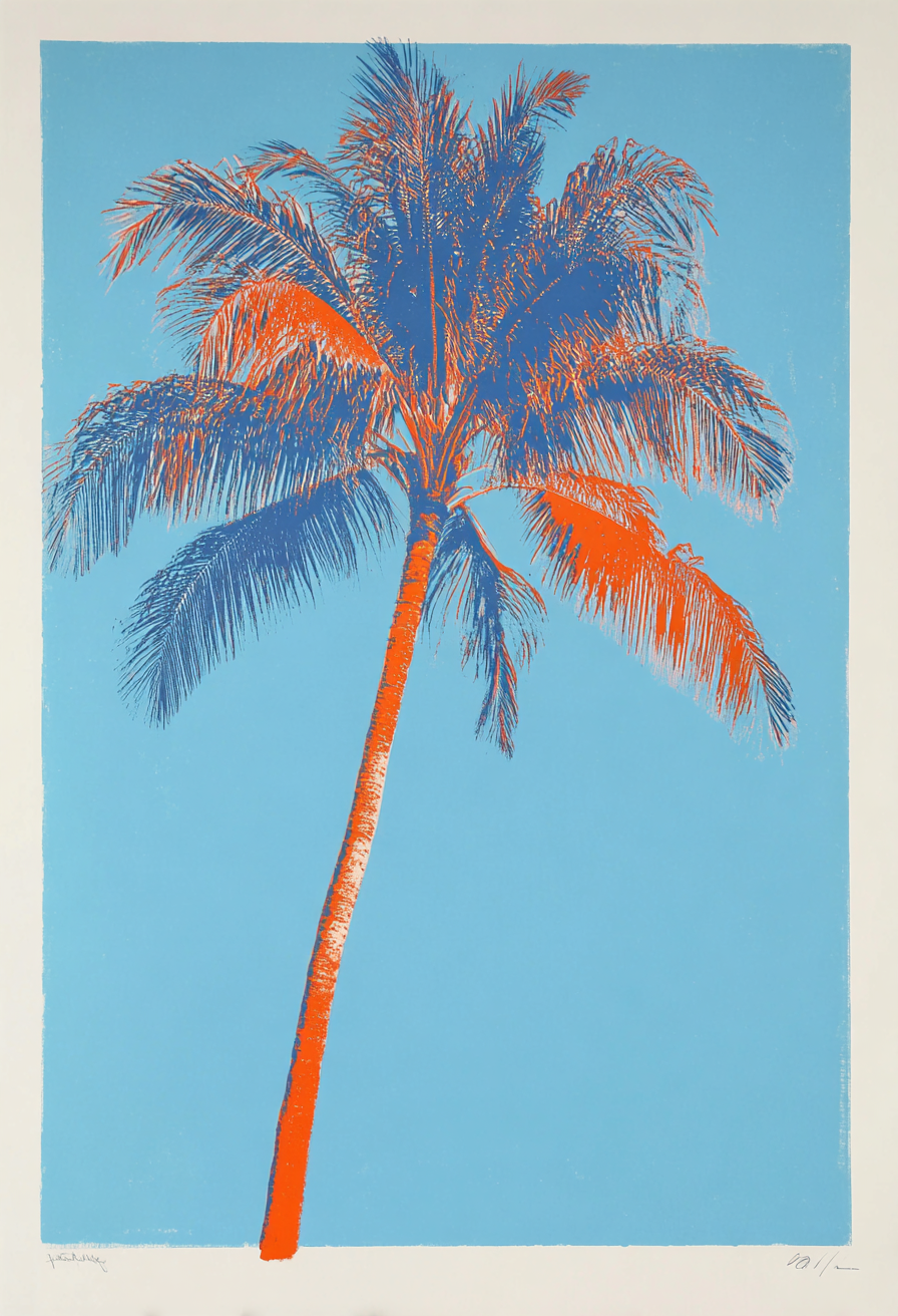 Artistic Palm Tree Illustration on Lummi