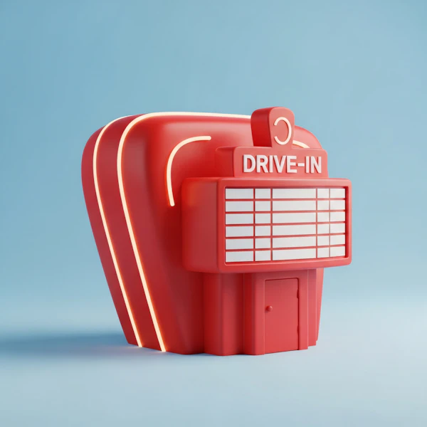Retro Drive-In Sign