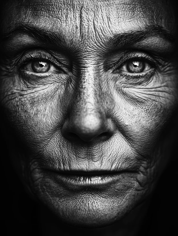 Black-and-White Portrait