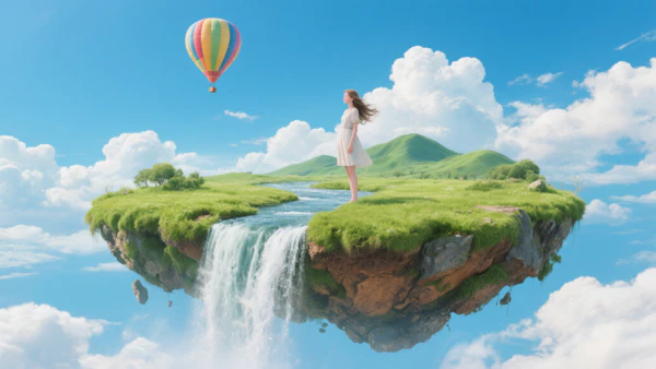 Floating Island Scene