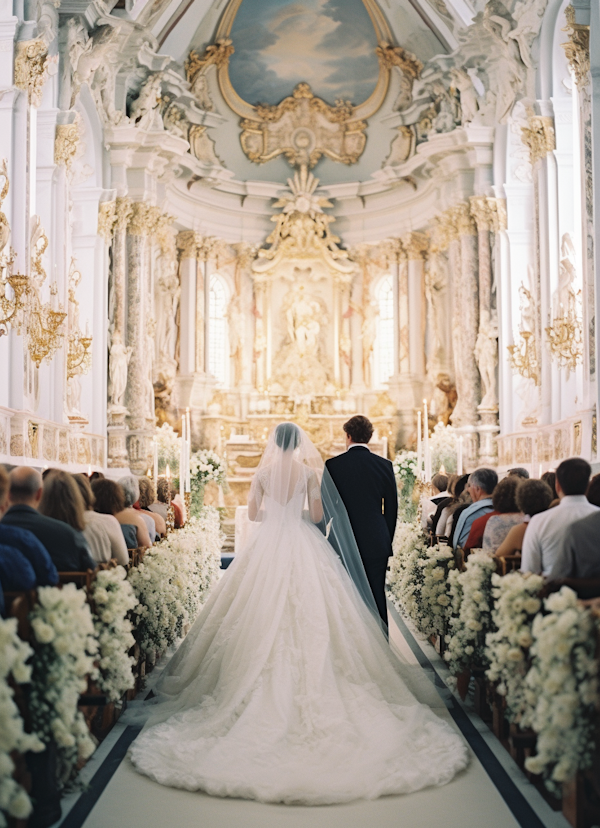Newlyweds' Grand Church Processional
