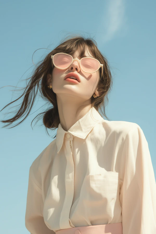 Serene Woman in Sunglasses