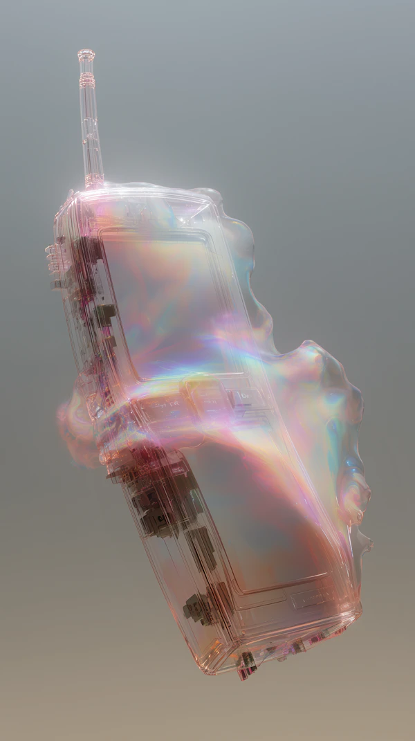 Futuristic Glass Radio