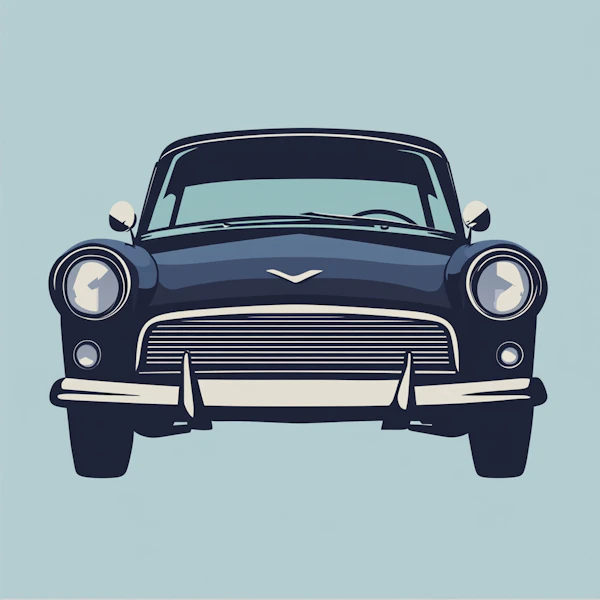 Vintage Car Illustration