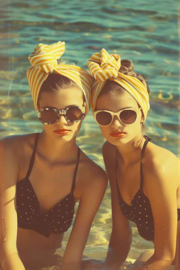 Vintage Summer Vibes by the Pool