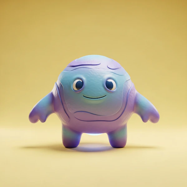 Whimsical 3D Character