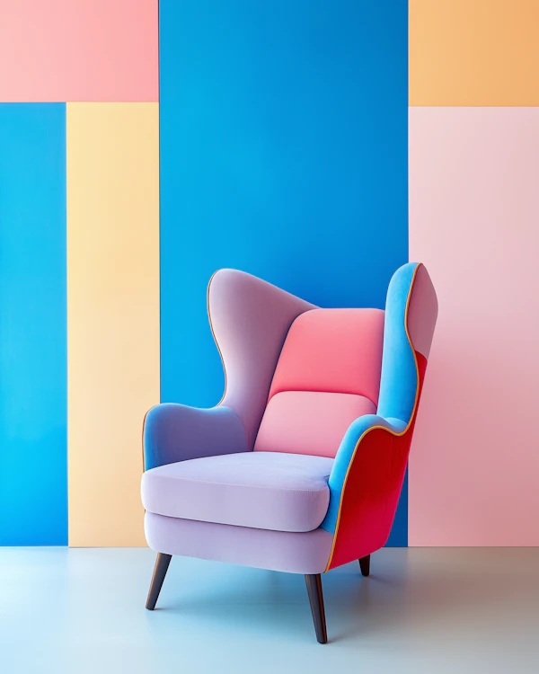 Modern Vibrant Armchair