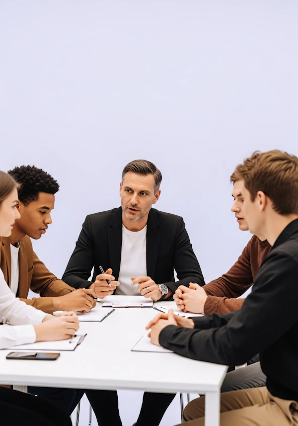 Team Discussion Scene