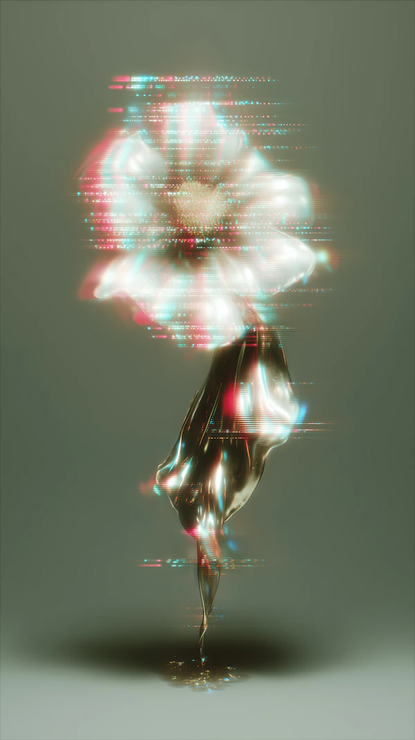 Surreal Digital Flower