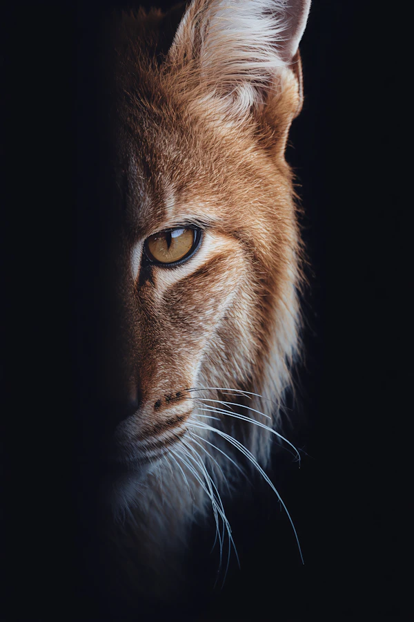 Lynx Close-Up Portrait