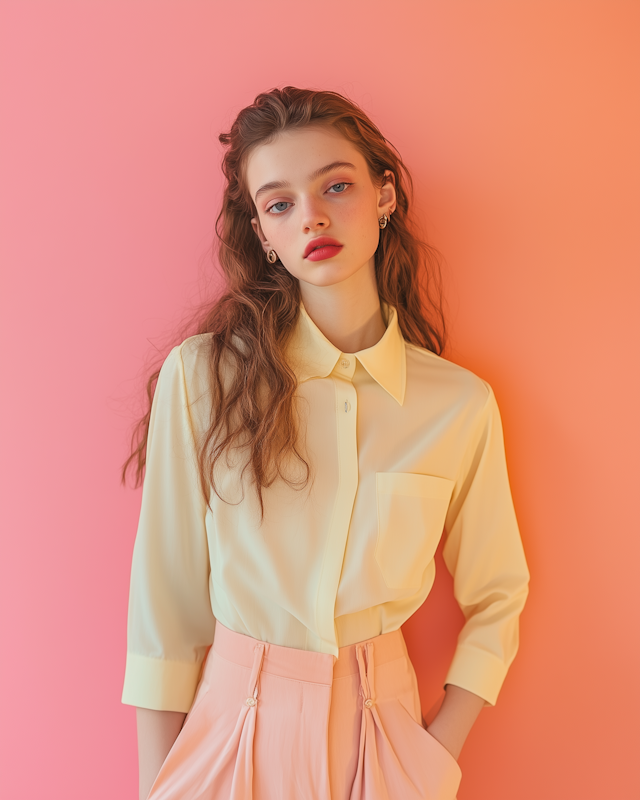 Serene Fashion Portrait