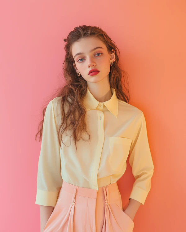 Serene Fashion Portrait