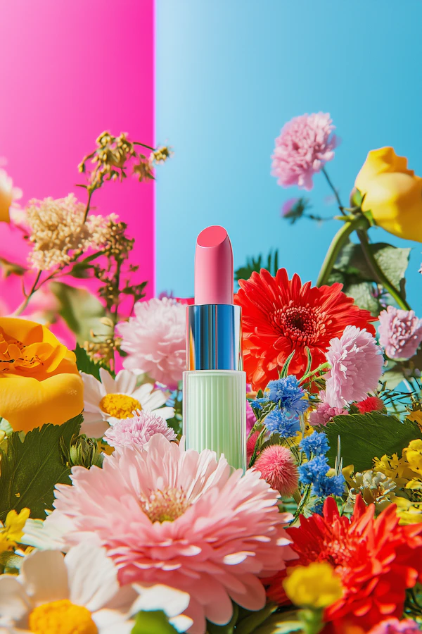 Vibrant Lipstick Display