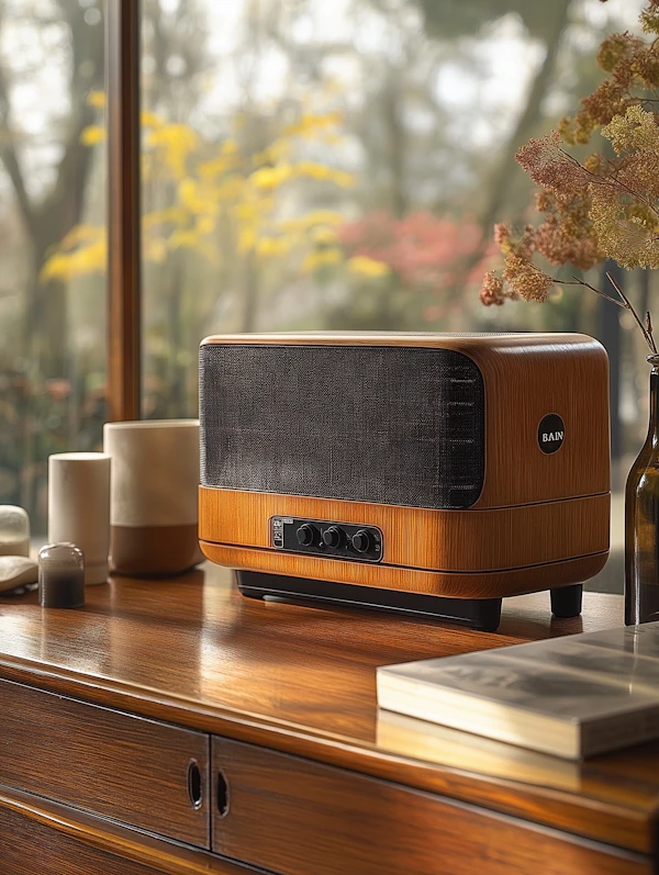 Retro Wooden Speaker