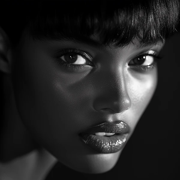Black-and-White Portrait