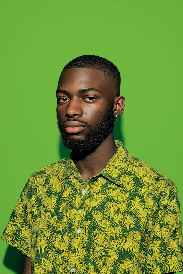 Man in Green Shirt