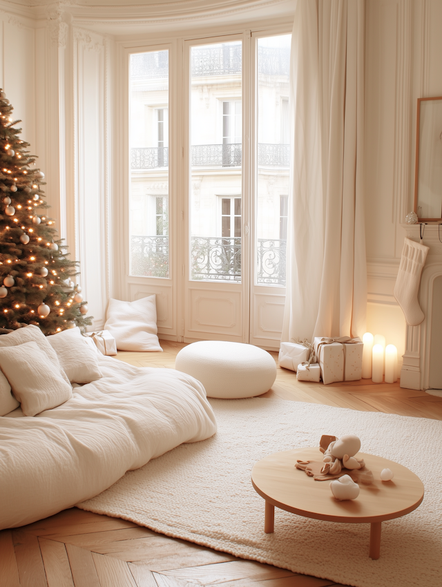 Cozy Christmas Living Room