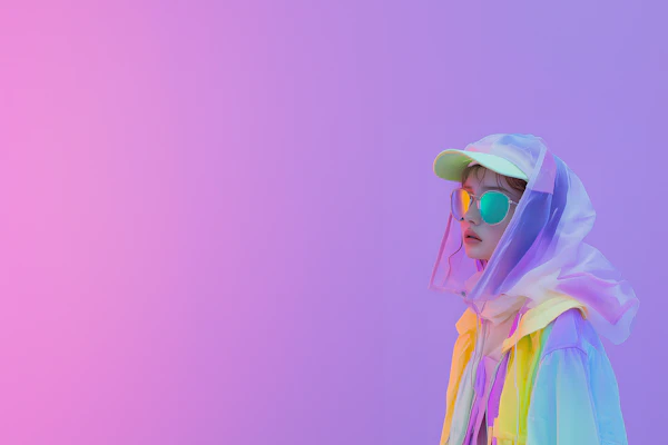 Futuristic Neon Portrait