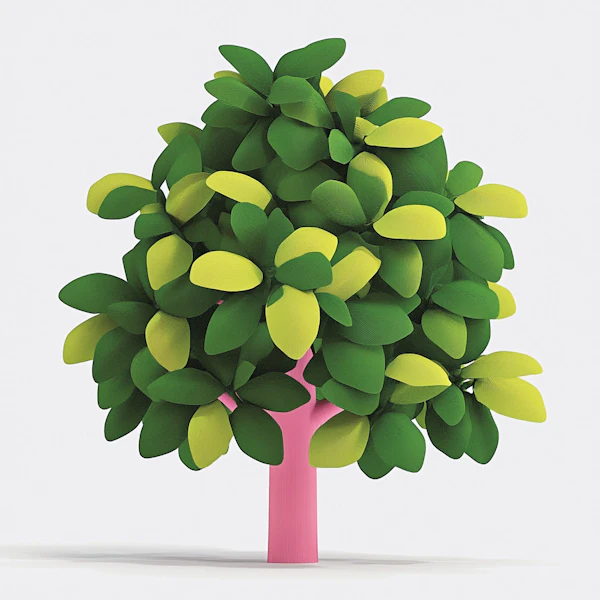 Whimsical 3D Tree