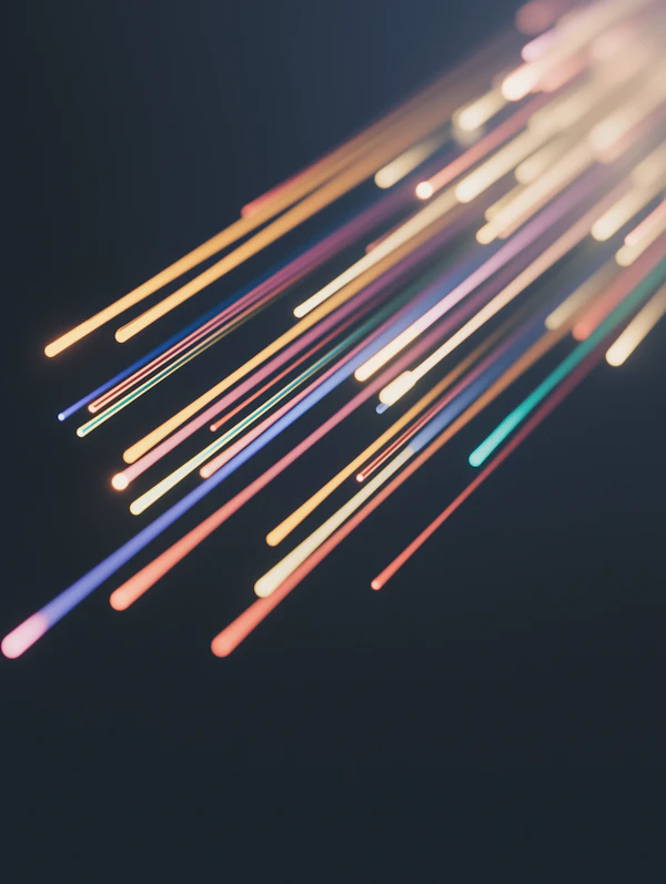 Colorful Light Streaks
