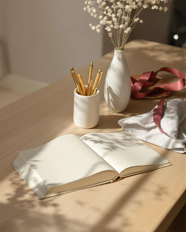 Serene Tabletop Scene