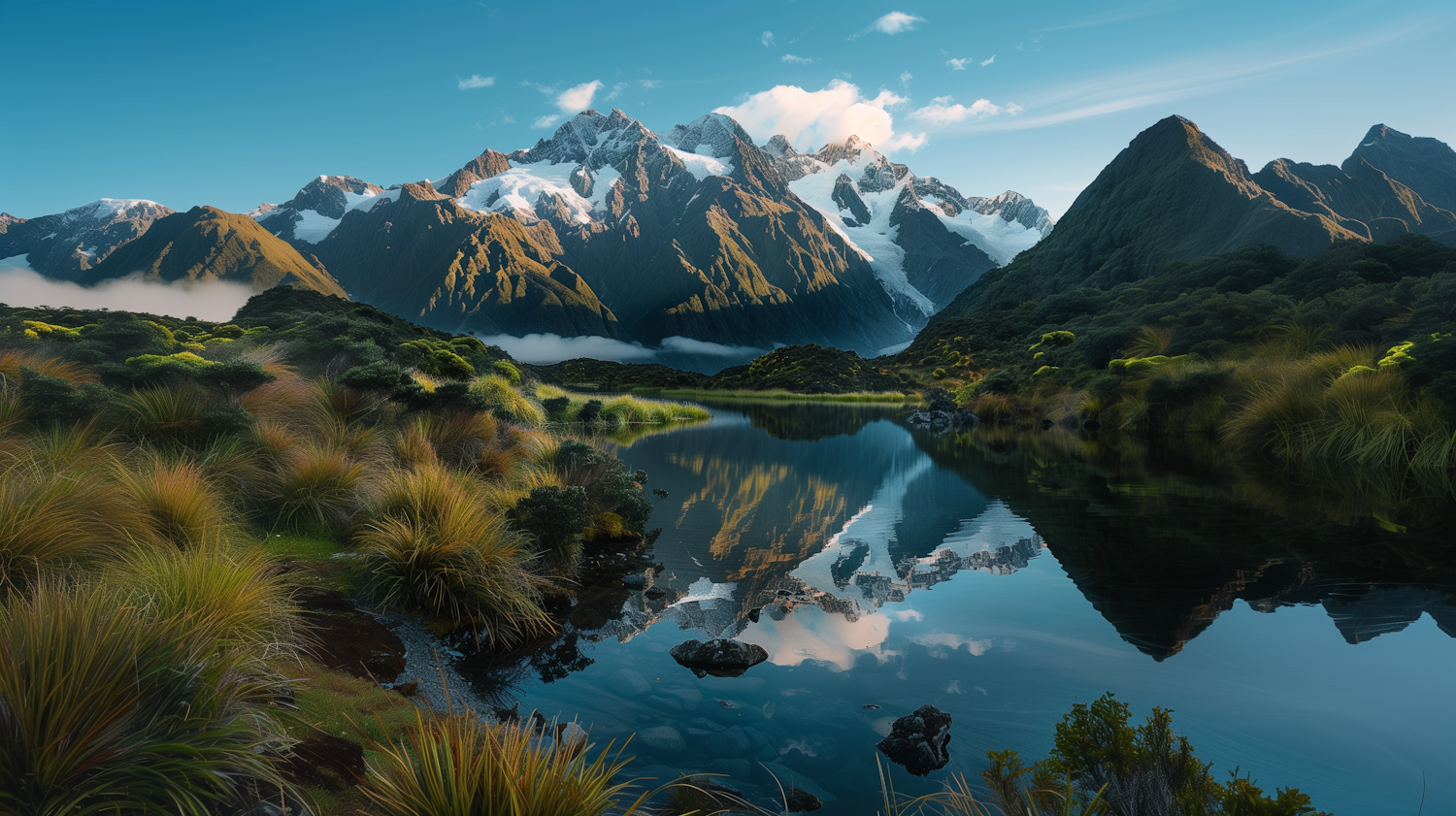 Serene Mountain Reflection