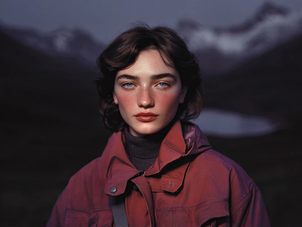 Serene Portrait Outdoors