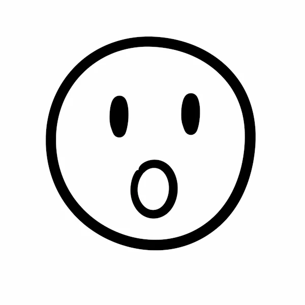 Surprised Face Sketch
