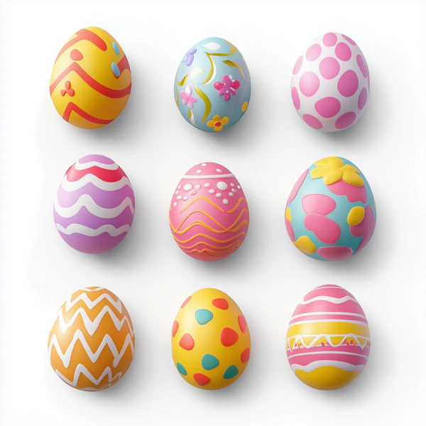 Colorful Easter Eggs