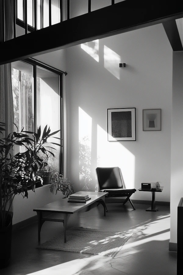Minimalist Interior with Natural Light