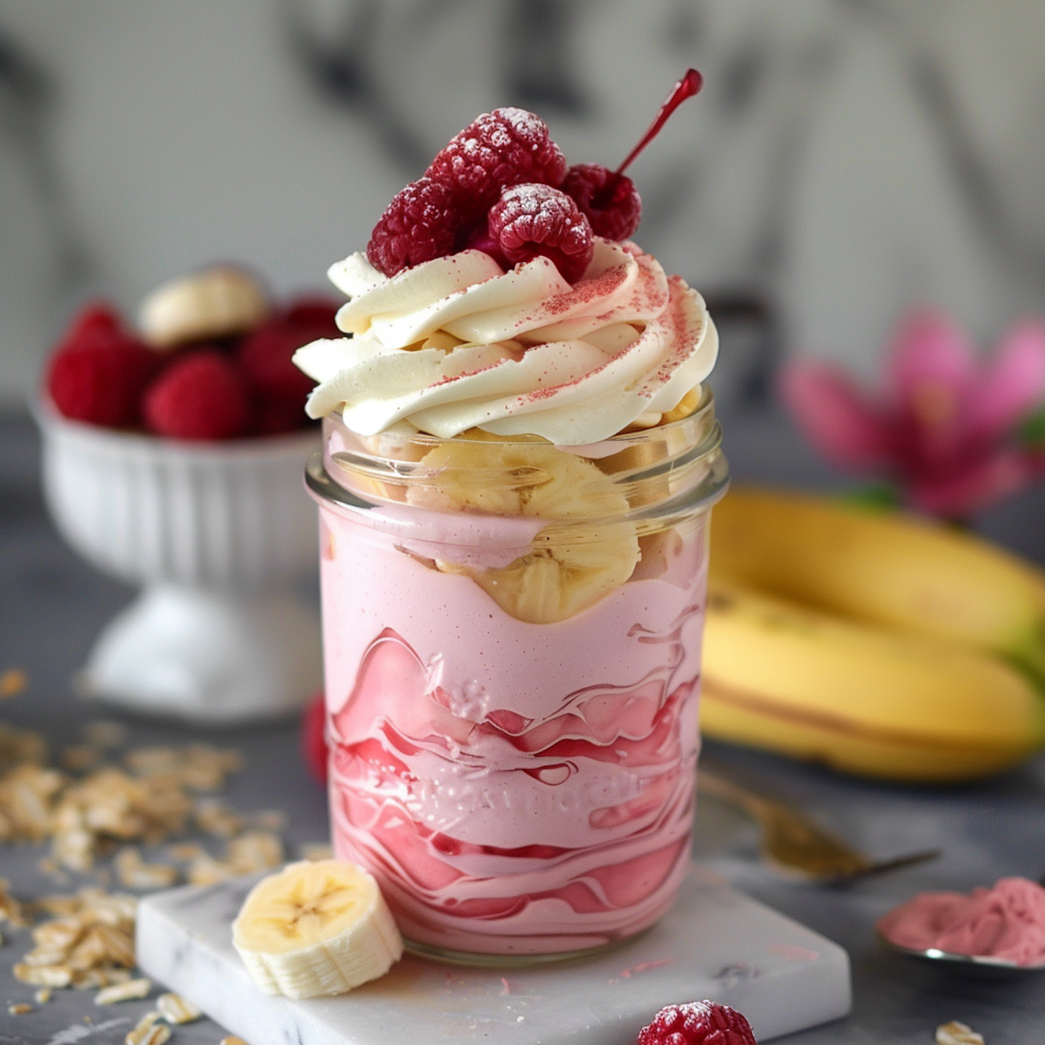 Layered Dessert in Glass