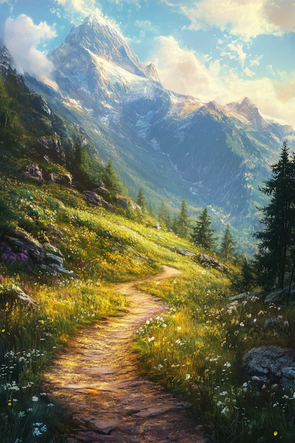 Serene Mountain Landscape