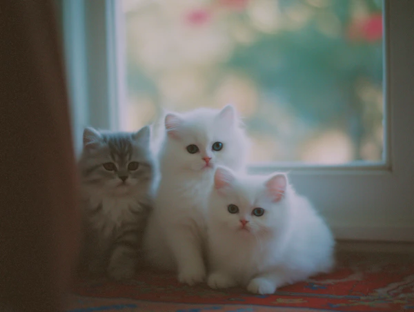 Three Beautiful Persian Kittens