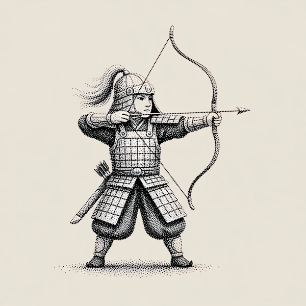 Samurai Archer Art