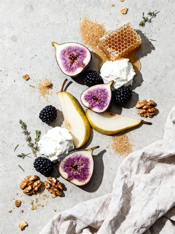 Rustic Food Flat Lay