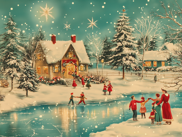 Charming Winter Scene