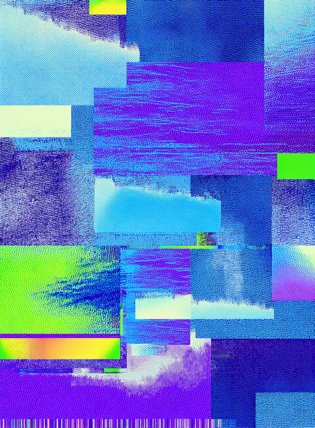 Abstract Digital Glitch