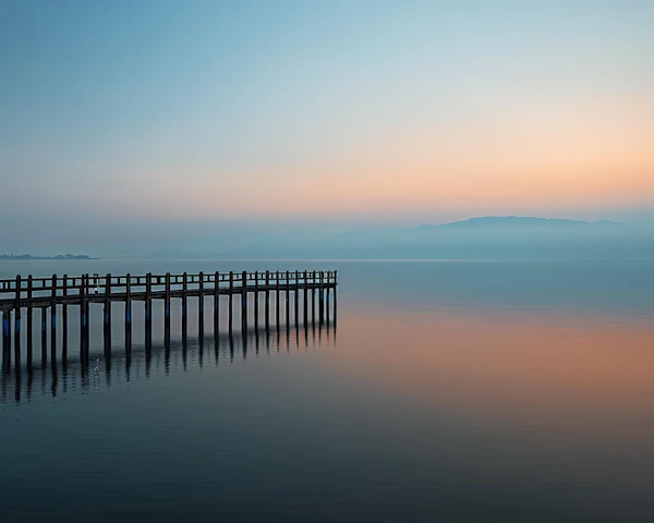 Serene Lakeside Scene