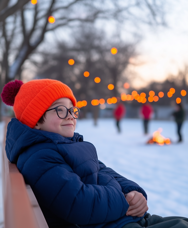 Child in Winter Wonderland